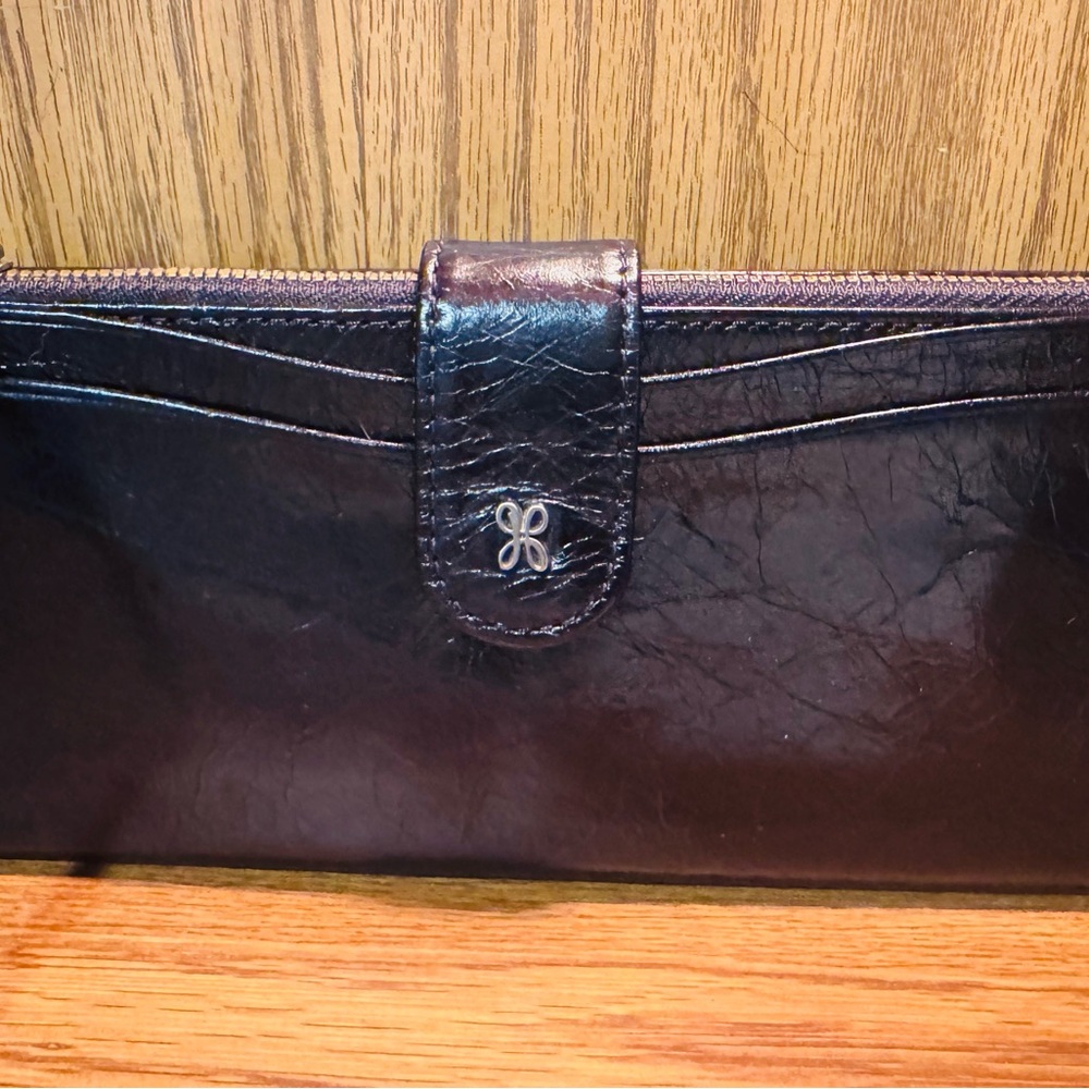 Dunn Leather Continental Hobo Bifold Wallet